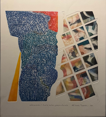 Ali İsmail Türemen imzalı tablo — Serigrafi, 59×53 cm, 14.630 TL müzayede satışı