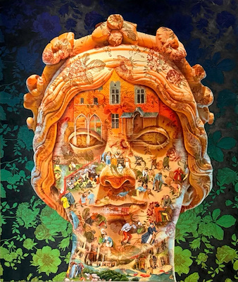 Kadir Akyol imzalı tablo — Yağlı Boya, 135×110 cm, 451.102 TL müzayede satışı