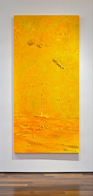 Behruz Kuul imzalı tablo — Yağlı Boya, 140×70 cm, 25.000 TL müzayede satışı