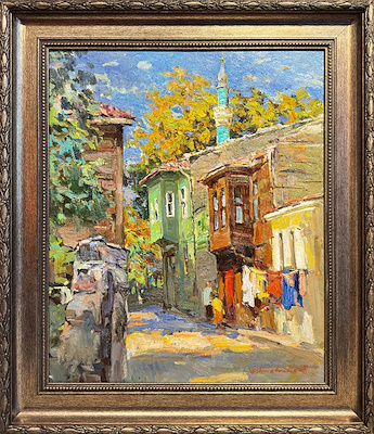 İldar Ahmet Veli imzalı tablo — Yağlı Boya, 65×55 cm, 50.000 TL müzayede satışı