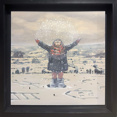 Fatih Sağlam imzalı tablo — Akrilik Boya, 30×30 cm, 13.500 TL müzayede satışı