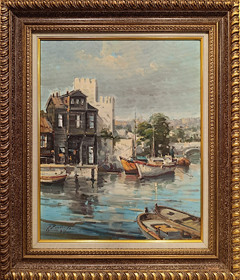 Sebahattin Camcıoğlu imzalı tablo — Yağlı Boya, 50×40 cm, 11.000 TL müzayede satışı