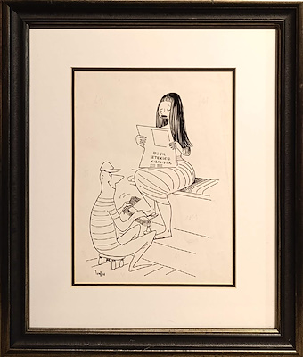 Turhan Selçuk imzalı tablo — 27×20 cm, 10.000 TL müzayede satışı