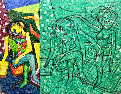 Onay Akbaş imzalı tablo — Yağlı Boya, 114×146 cm, 48.000 TL müzayede satışı