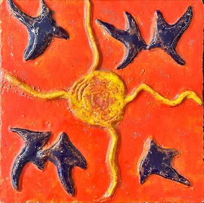 Füreya Koral imzalı tablo — 31×31 cm, 27.000 TL müzayede satışı