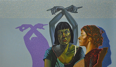 Nedret Yaşar imzalı tablo — Yağlı Boya, 70×120 cm, 14.000 TL müzayede satışı