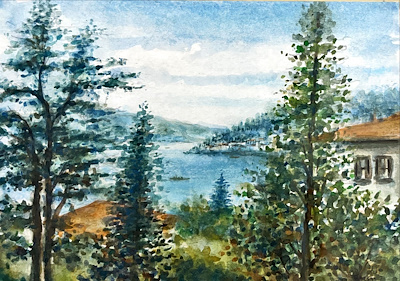 Tankut Bilge imzalı tablo — Sulu Boya, 25×30 cm, 5.000 TL müzayede satışı