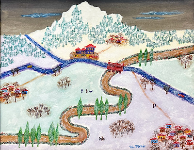 Fahir Aksoy imzalı tablo — Yağlı Boya, 50×60 cm, 21.000 TL müzayede satışı