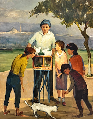 Zeki Kıral imzalı tablo — Yağlı Boya, 70×60 cm, 26.000 TL müzayede satışı