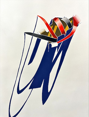 Burhan Doğançay imzalı tablo — Guaj, 76×56 cm, 700.000 TL müzayede satışı