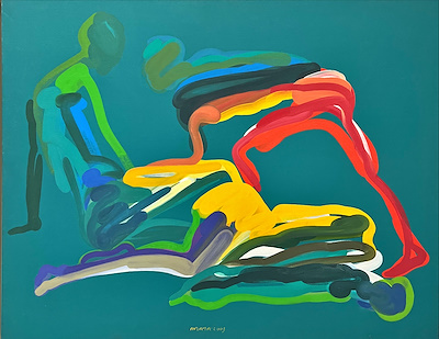 Mustafa Ata imzalı tablo — Yağlı Boya, 89×116 cm, 790.000 TL müzayede satışı