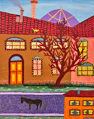 Fahir Aksoy imzalı tablo — Yağlı Boya, 50×40 cm, 20.000 TL müzayede satışı