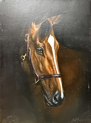 Evren Sarptunalı imzalı tablo — Yağlı Boya, 40×30 cm, 20.000 TL müzayede satışı