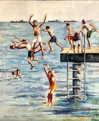 Saim Erken imzalı tablo — Yağlı Boya, 120×100 cm, 27.500 TL müzayede satışı