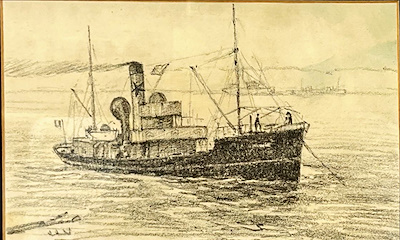 Diyarbakırlı Tahsin imzalı tablo — 11×18 cm, 27.500 TL müzayede satışı