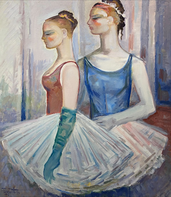 Turgut Atalay imzalı tablo — Yağlı Boya, 84×74 cm, 95.000 TL müzayede satışı