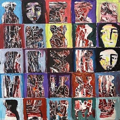 Fikret Öztürk imzalı tablo — Yağlı Boya, 100×100 cm, 16.000 TL müzayede satışı