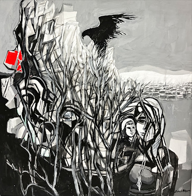 Sabri Akça imzalı tablo — Yağlı Boya, 90×80 cm, 45.000 TL müzayede satışı