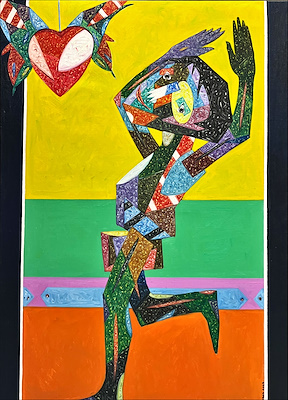 Onay Akbaş imzalı tablo — Yağlı Boya, 130×96 cm, 195.000 TL müzayede satışı