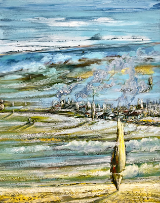 Tolga Boztoprak imzalı tablo — Yağlı Boya, 100×80 cm, 14.000 TL müzayede satışı
