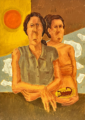 Sefa Çatuk imzalı tablo — 110×80 cm, 40.000 TL müzayede satışı