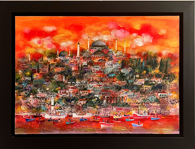 Mustafa Pilevneli imzalı tablo — Yağlı Boya, 50×70 cm, 365.000 TL müzayede satışı