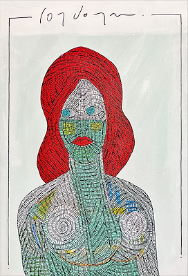 Murat Özdoğru imzalı tablo — Karışık Teknik, 50×35 cm, 4.000 TL müzayede satışı