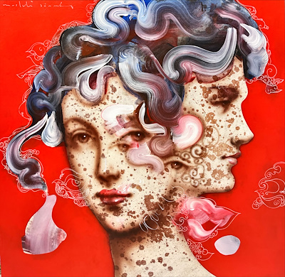 Mustafa Sönmez imzalı tablo — Yağlı Boya, 100×100 cm, 42.500 TL müzayede satışı