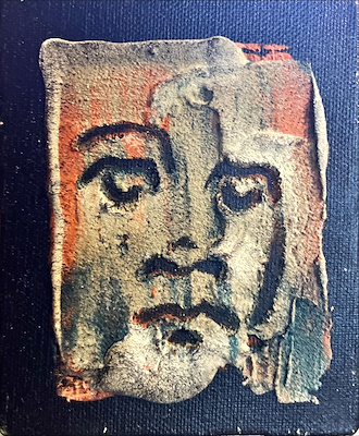 Özlem Kalkan Erenus imzalı tablo — Karışık Teknik, 12×12 cm, 1.000 TL müzayede satışı