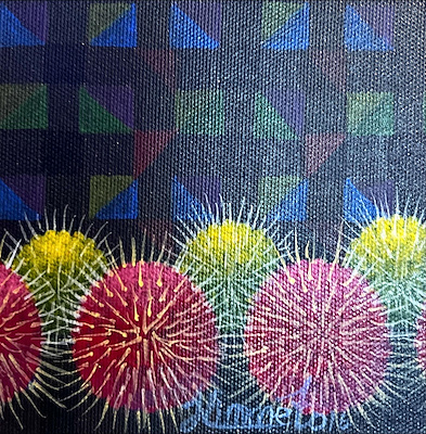 Himmet Gümrah imzalı tablo — Yağlı Boya, 12×12 cm, 1.000 TL müzayede satışı