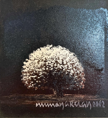 Numan Aslan imzalı tablo — Yağlı Boya, 12×12 cm, 1.500 TL müzayede satışı