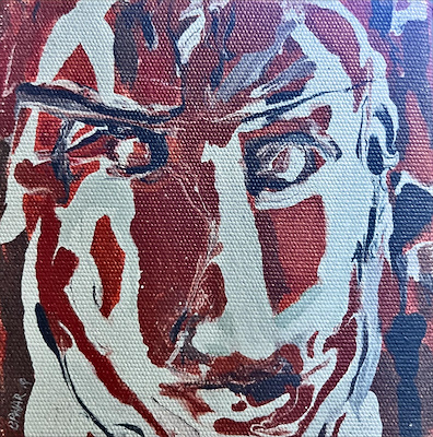 Bahar Kocaman imzalı tablo — Yağlı Boya, 12×12 cm, 1.000 TL müzayede satışı