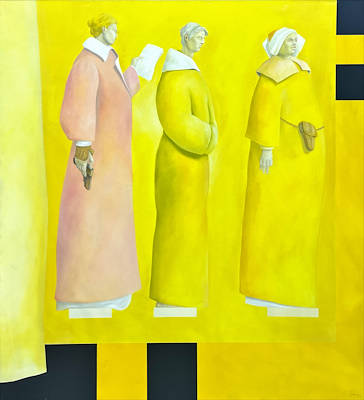 Feyyaz İnanç imzalı tablo — Yağlı Boya, 140×140 cm, 55.000 TL müzayede satışı