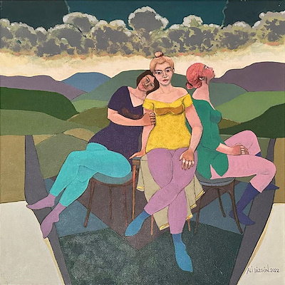 Ali Düzgün imzalı tablo — Yağlı Boya, 50×50 cm, 12.000 TL müzayede satışı