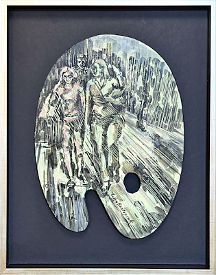 Tolga Boztoprak imzalı tablo — Yağlı Boya, 40×30 cm, 12.000 TL müzayede satışı