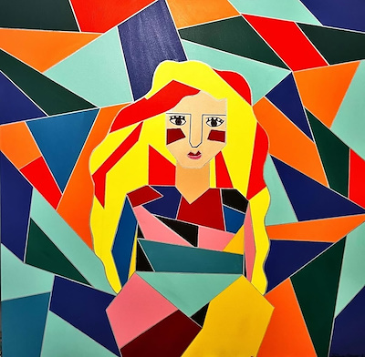 Duygu Gençer imzalı tablo — Yağlı Boya, 100×100 cm, 19.000 TL müzayede satışı