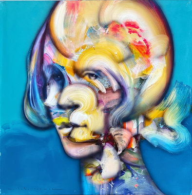 Mustafa Sönmez imzalı tablo — Yağlı Boya, 100×100 cm, 35.000 TL müzayede satışı