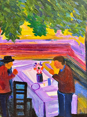 Fatih Sarmanlı imzalı tablo — Yağlı Boya, 50×34 cm, 5.000 TL müzayede satışı
