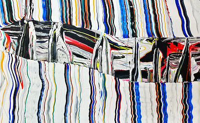 Yücel Dönmez imzalı tablo — Yağlı Boya, 100×150 cm, 54.000 TL müzayede satışı
