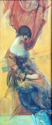 Mahir Güven imzalı tablo — Yağlı Boya, 90×40 cm, 103.000 TL müzayede satışı