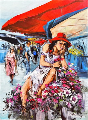 Akdoğan Topaçlıoğlu imzalı tablo — Yağlı Boya, 80×60 cm, 50.000 TL müzayede satışı