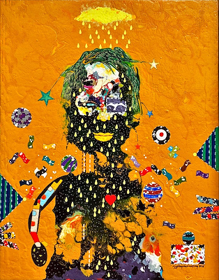 İzzet Arda Onursan imzalı tablo — Akrilik Boya, 50×40 cm, 47.000 TL müzayede satışı