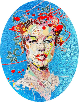 Pınar Du imzalı tablo — Karışık Teknik, 90×65 cm, 47.000 TL müzayede satışı