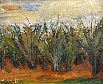 Ali Çelebi imzalı tablo — Yağlı Boya, 40×30 cm, 100.000 TL müzayede satışı