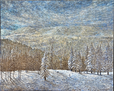 İsmail Tetikçi imzalı tablo — Karışık Teknik, 90×110 cm, 164.603 TL müzayede satışı