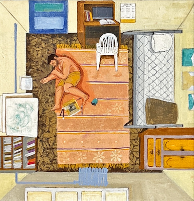 Ömer Faruk Erdoğan imzalı tablo — Yağlı Boya, 40×40 cm, 35.801 TL müzayede satışı