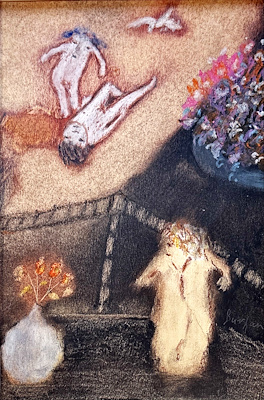 Burhan Uygur imzalı tablo — Pastel Boya, 23×15 cm, 108.334 TL müzayede satışı