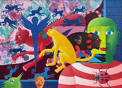 Mehmet Uygun imzalı tablo — Karışık Teknik, 49×69 cm, 590.915 TL müzayede satışı