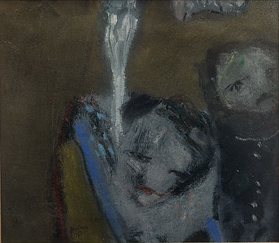 Burhan Uygur imzalı tablo — Yağlı Boya, 17×20 cm, 108.334 TL müzayede satışı