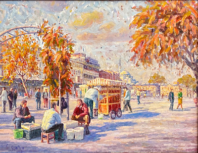 Selahattin Kara imzalı tablo — Yağlı Boya, 90×120 cm, 226.517 TL müzayede satışı